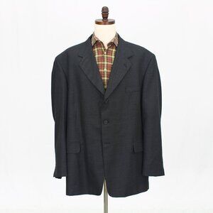 REPP 54L Gray Blazer Sport Coat Jacket 3-Button Solid T999